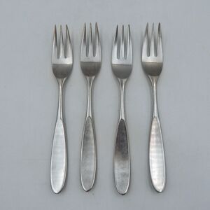 Towle Lauffer Magnum Stainless Flatware 18/8 Set 4 Salad Forks Japan 7 Inch